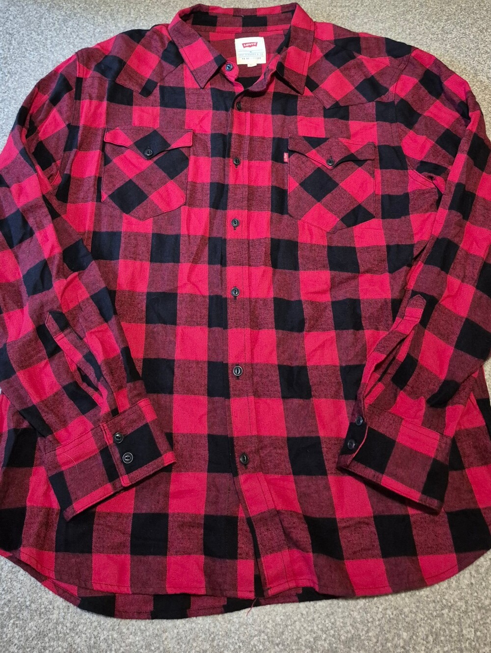 Mens Levis Flannel Size Xl